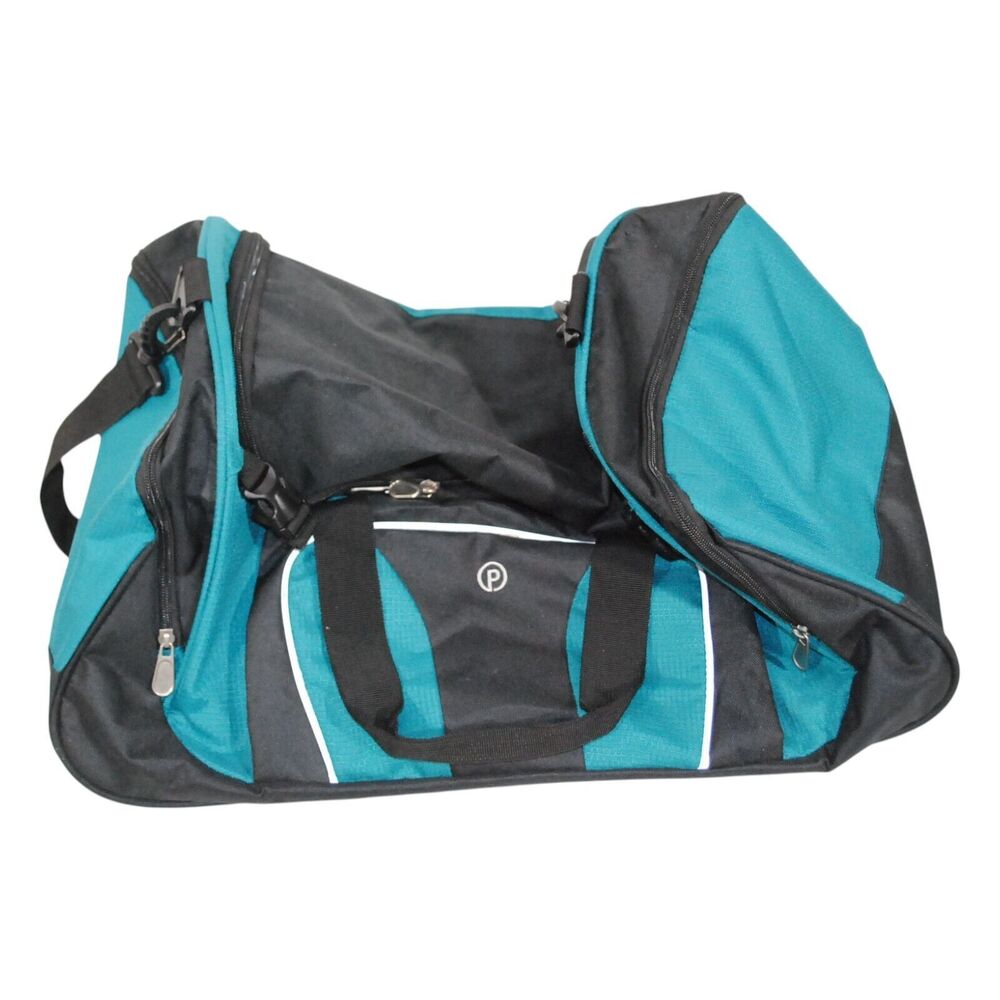 Protege 22" Sport Duffel Aqua Pockets On Both Sides & Front Carry On